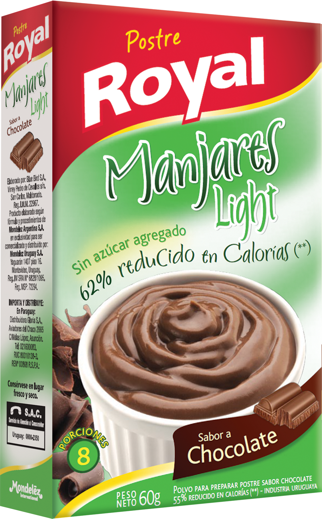 Postre Light Chocolate - Nerilan Uruguay